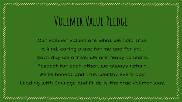 Vollmer Pledge
