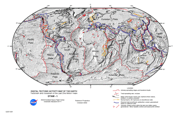 Tectonic Activity Map of the Earth