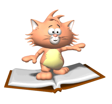 Cat surfing on a book Cat surfing on a book