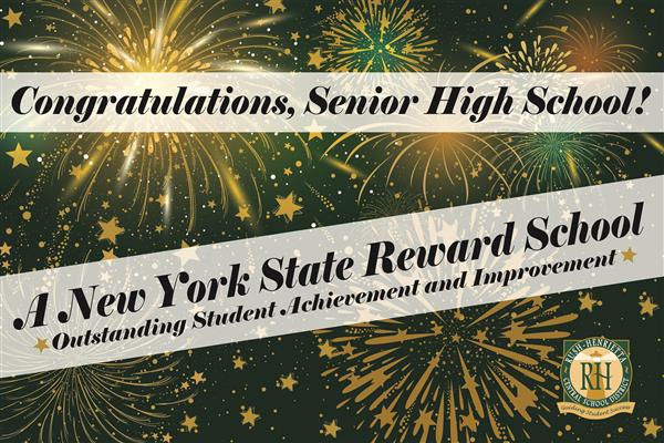 Congratulations, SHS! Reward School! Congratulations, SHS! Reward School!