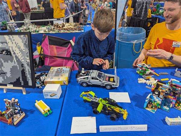Sherman Students Get Creative at Lego Convention
